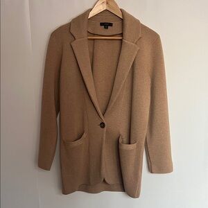J. Crew Tan Blazer with Pockets